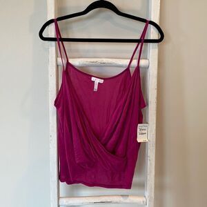 Nordstrom | Leith | Color Pink Plumier | Size L | Tank | Criss Cross Front